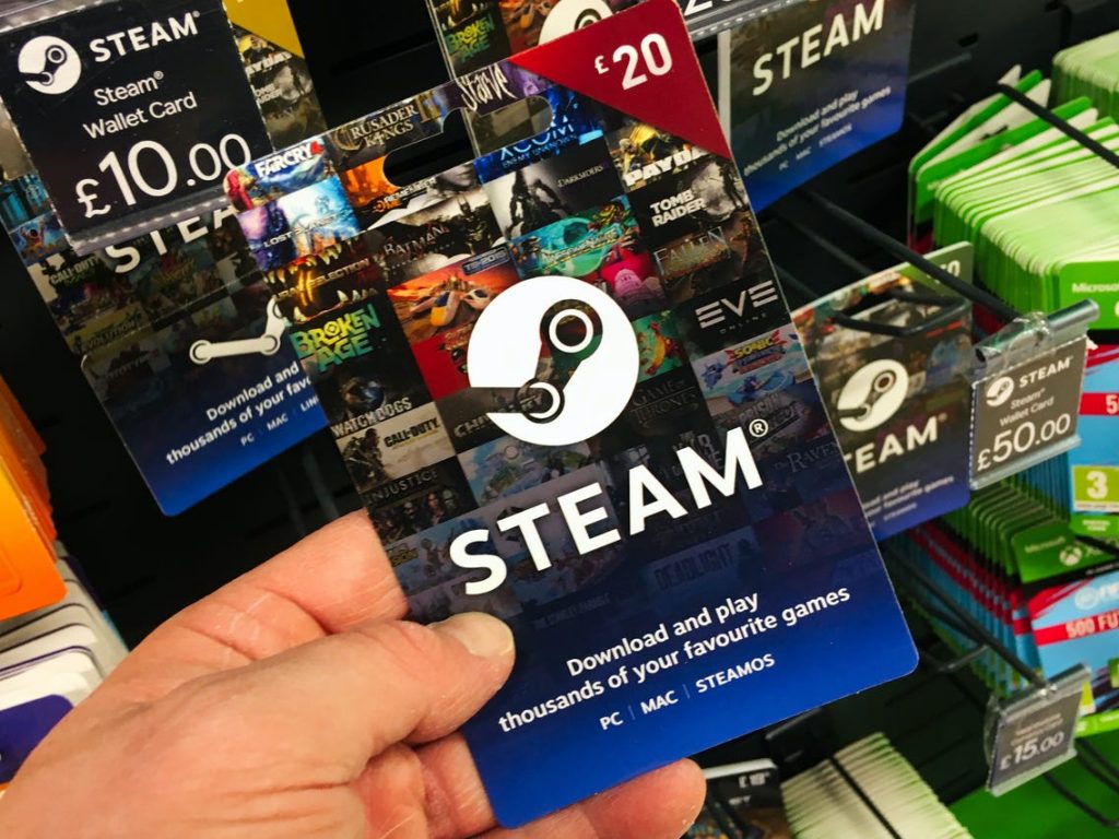 About Steam Gift Cards