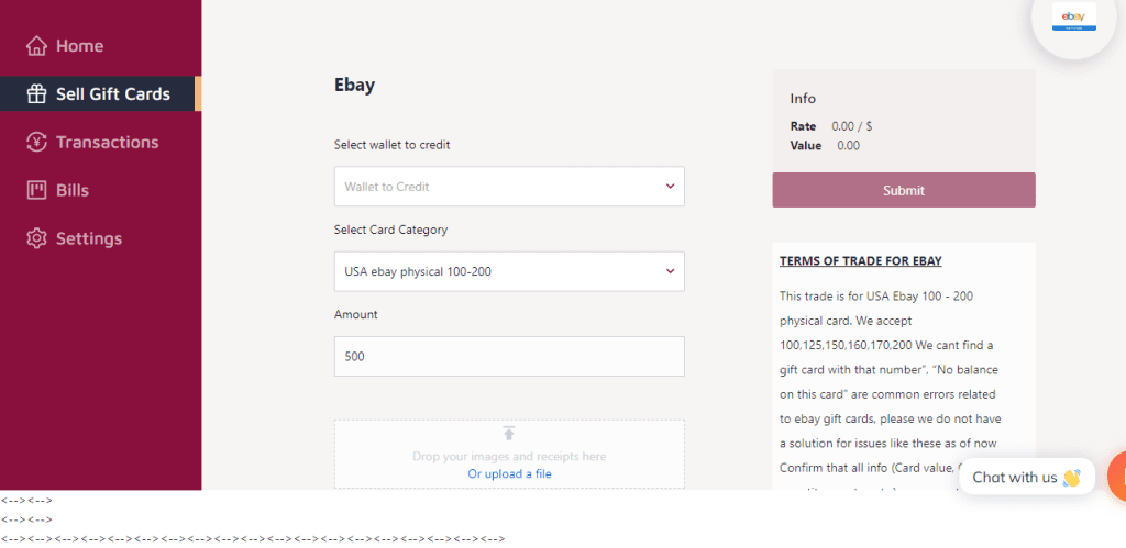 How to Convert 500-dollar eBay Gift Cards to Cedis 3 image