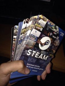 $25 STEAM PHYSICAL GIFT CARD IN GHANA